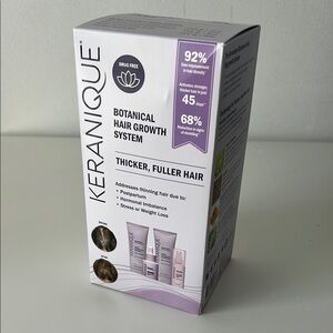 KERATONIQUE Botanical Hair Growth System for Thicker, Fuller Hair